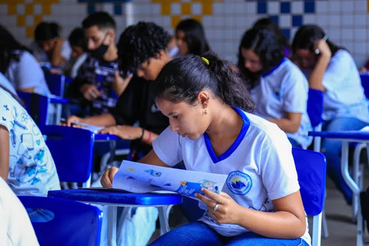 Alunos em escola do Sergipe