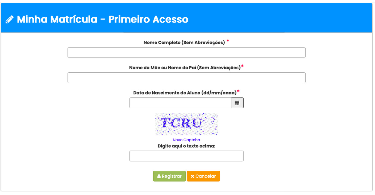 matrícula Escolar Aracaju