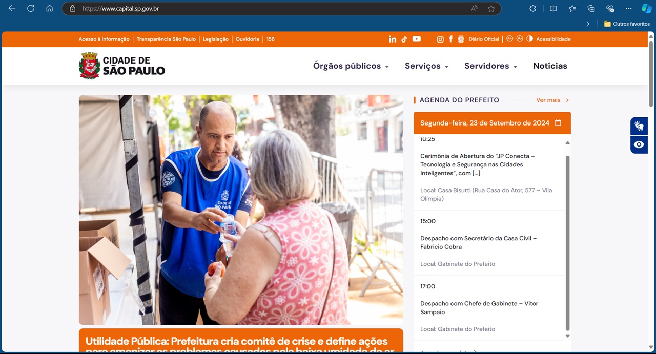 Portal da Prefeitura de São Paulo 